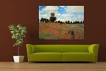 Wild Poppies, near Argenteuil Obraz Claude Monet - zs17757