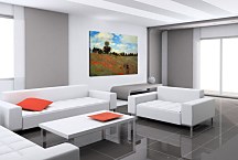 Wild Poppies, near Argenteuil Obraz Claude Monet - zs17757