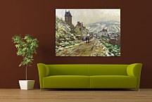 The Road in Vetheuil in Winter Obraz Claude Monet - zs17759