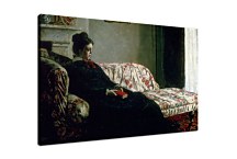 Meditation, Madame Monet Sitting on a Sofa Obraz Claude Monet - zs17764