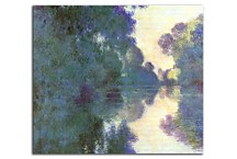 Morning on the Seine near Giverny Obraz Claude Monet - zs17766