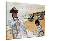 On The Beach At Trouville Obraz Claude Monet - zs17769