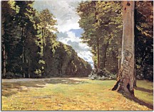 The Pave de Chailly in the Fontainbleau Forest Obraz Claude Monet - zs17772