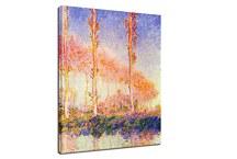 Poplars, Autumn, Pink Effect Obraz Claude Monet - zs17779