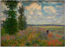 Poppy Field, Argenteuil Obraz Claude Monet - zs17781