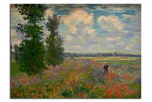 Poppy Field, Argenteuil Obraz Claude Monet - zs17781