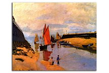 Obraz Monet - Entrance to the Port of Trouville zs17783