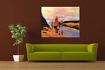 Obraz Monet - Entrance to the Port of Trouville zs17783