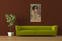 Obraz Monet - Victor Jacquemont Holding a Parasol zs17784