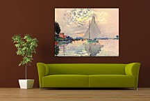 Sailing At Sainte Adresse Obraz Monet - zs17798