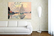 Sailing At Sainte Adresse Obraz Monet - zs17798
