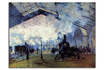 Saint-Lazare Gare, Normandy Train Reprodukcia Monet - zs17808