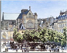 Saint-Lazare Station, Exterior Reprodukcia Monet - zs17809