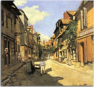 Reprodukcia Monet - Street of the Bavolle Honfleur zs17815