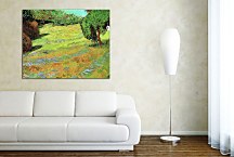 Reprodukcia Van Gogh - Sun Setting over the Seine at Lavacourt zs17817