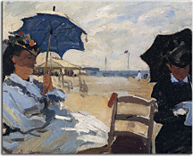 Reprodukcia Monet - The Beach at Trouville zs17818