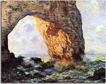 The Mannerport near Etretat Reprodukcia Monet - zs17822