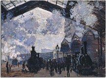 Saint-Lazare Station Reprodukcia Monet - zs17823