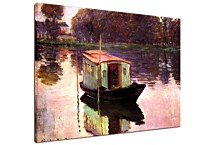 Reprodukcia Monet - The Studio-Boat zs17834