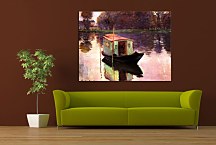 Reprodukcia Monet - The Studio-Boat zs17834
