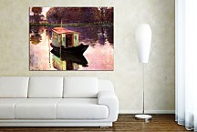 Reprodukcia Monet - The Studio-Boat zs17834