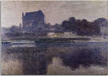Reprodukcia Monet - The Church At Vetheuil zs17837