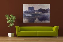 Reprodukcia Monet - The Church At Vetheuil zs17837