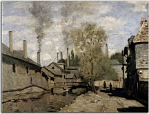 Reprodukcia Monet - The Stream of Robec at Rouen zs17845