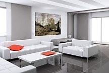 Reprodukcia Monet - The Stream of Robec at Rouen zs17845