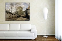 Reprodukcia Monet - The Stream of Robec at Rouen zs17845