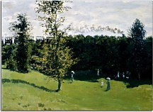 Reprodukcia Monet - The Train in the Country zs17850