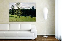 Reprodukcia Monet - The Train in the Country zs17850