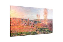 Vetheuil under the Sun Reprodukcia Monet - 17854