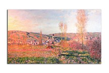 Vetheuil under the Sun Reprodukcia Monet - 17854