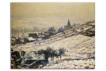 Winter at Giverny Reprodukcia Monet - zs17857