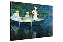 In the Norvegienne Boat at Giverny Reprodukcia Monet - zs17859
