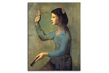 Pablo Picasso Reprodukcia - Woman with a Fan zs17863