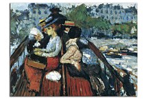 Obraz Picasso - Crossind Seine on the upper deck zs17868