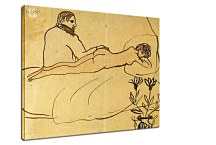 Obraz Picasso - Nude with Piacsso by her feet zs17891