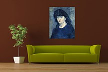 Picasso Reprodukcie - Portrait of Suzanne Bloch zs17898