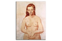Picasso Obraz - Nude with her hands pressed to each other zs17913