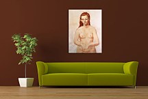 Picasso Obraz - Nude with her hands pressed to each other zs17913