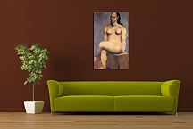 Seated woman with her legs crossed Reprodukcia Picasso zs17916