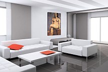 Seated woman with her legs crossed Reprodukcia Picasso zs17916