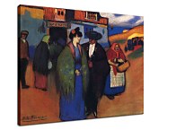 Obraz Picasso - A spanish couple in front of inn zs17926