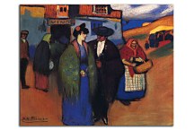 Obraz Picasso - A spanish couple in front of inn zs17926