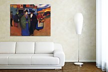 Obraz Picasso - A spanish couple in front of inn zs17926