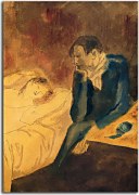 Picasso - Sleeping woman  Reprodukcia zs17938