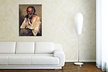 Pablo Picasso - The old fisherman Obraz zs17951