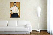 Reprodukcia Picasso Portrait of Petrus Manach zs17956